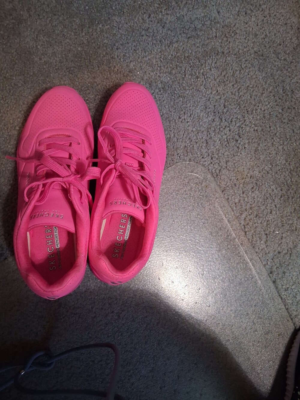Skechers Women's Neon Pink Athletic Sneakers